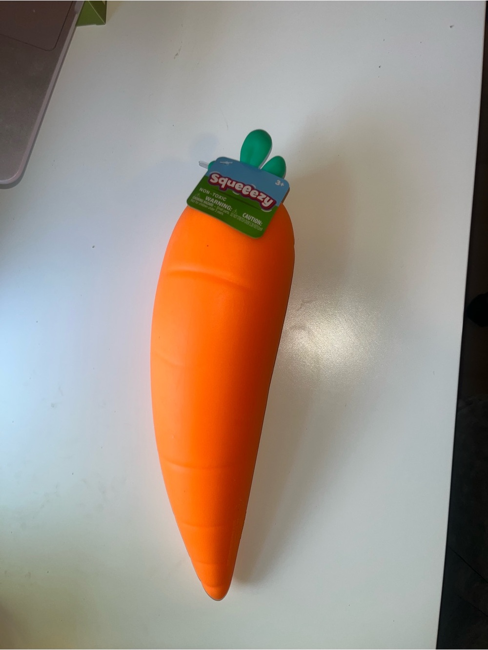 Orange Carrot Squishy Toy for Kids